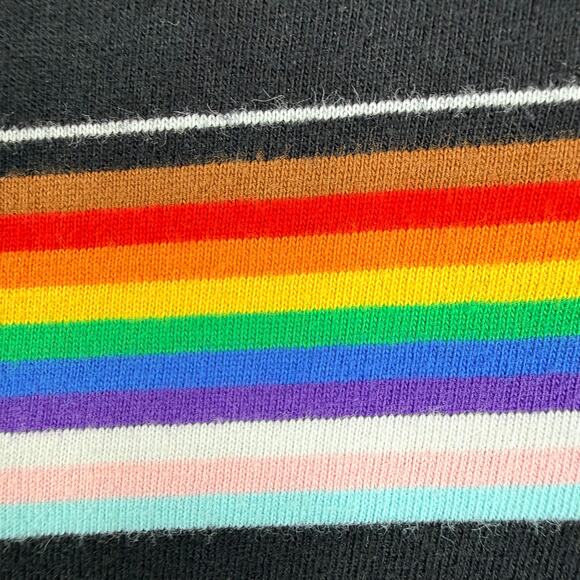 VANS S PRIDE COLLECTION Rainbow RInger Tee Streetwear Mulitcolor Festival LGBTQ - Picture 7 of 11